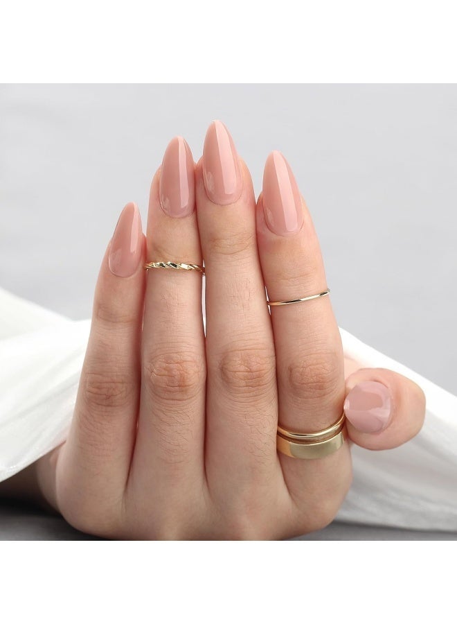 Anglicolor 30 Pieces Press On Nails, Seamless and Removable Nail Stickers, French Pastel Press On Nails, Reusable False Nails, Fack Nails, 15 Sizes - A111 - Image 2