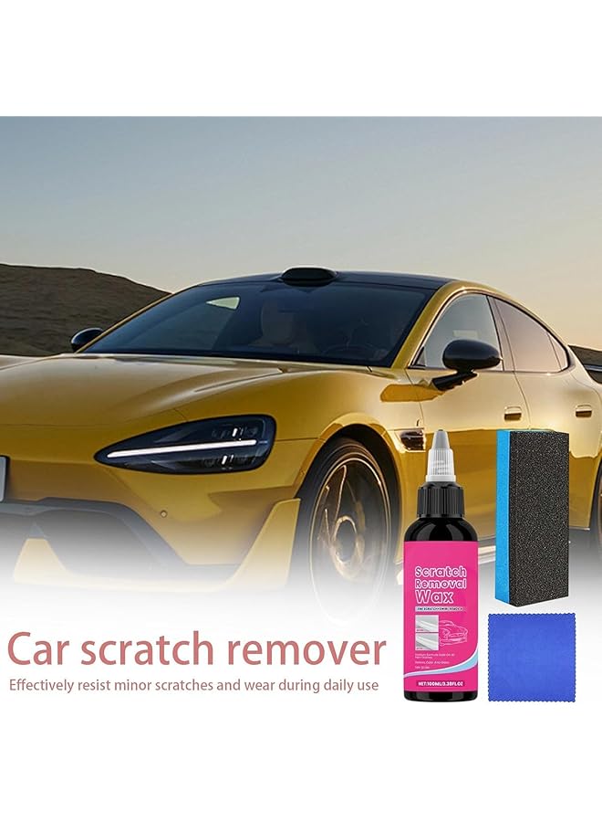 NALACAL Car Scratch Repair Agent - 100Ml Auto Paint Scratch Remover, Exterior Polishing Liquid For Vehicle Shine Restoration & Scratch Removal - Image 2