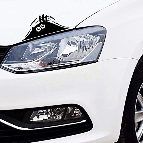 WANBY Black Monster Peeking Sticker Decal (3 Pcs) for Car, Window, Laptop, Ipad, Wall, Car Truck Motorcycle, Indoor Use - Image 4