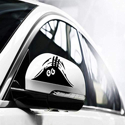 WANBY Black Monster Peeking Sticker Decal (3 Pcs) for Car, Window, Laptop, Ipad, Wall, Car Truck Motorcycle, Indoor Use - Image 3