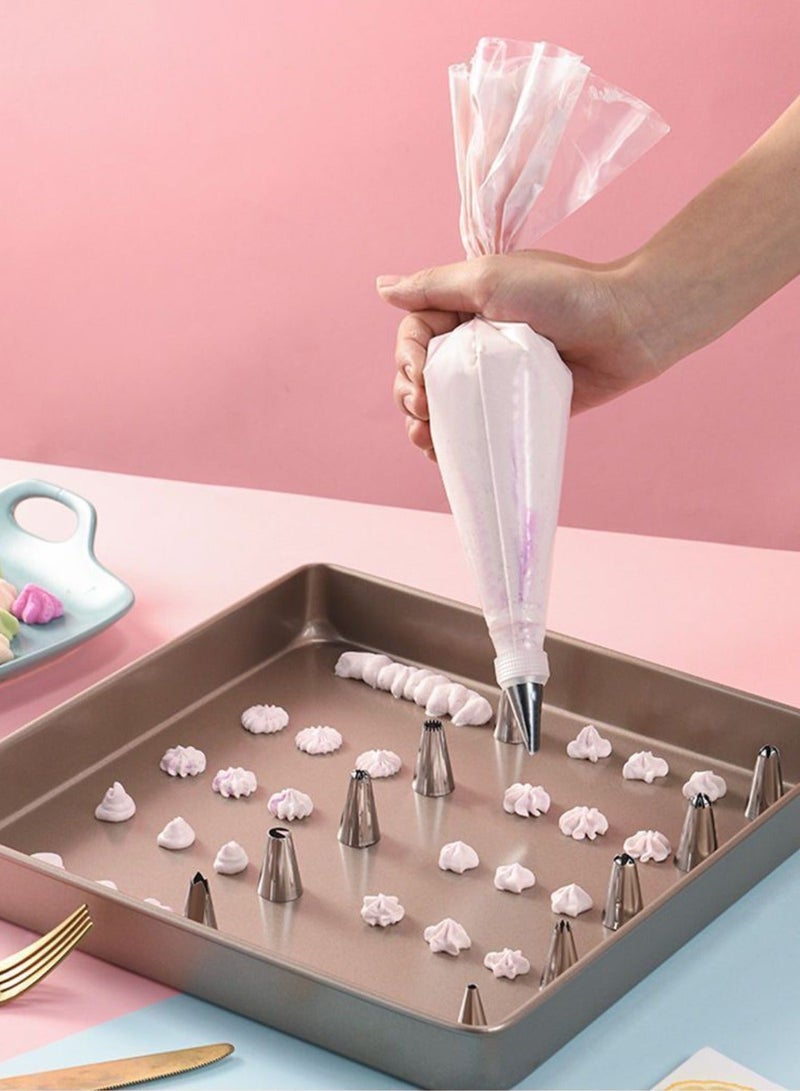 200 Pcs Disposable Piping Bags, Anti Burst Pastry Bags - Icing Piping Bags for Frosting - Ideal for Cakes and Cookies Decoration - Image 3