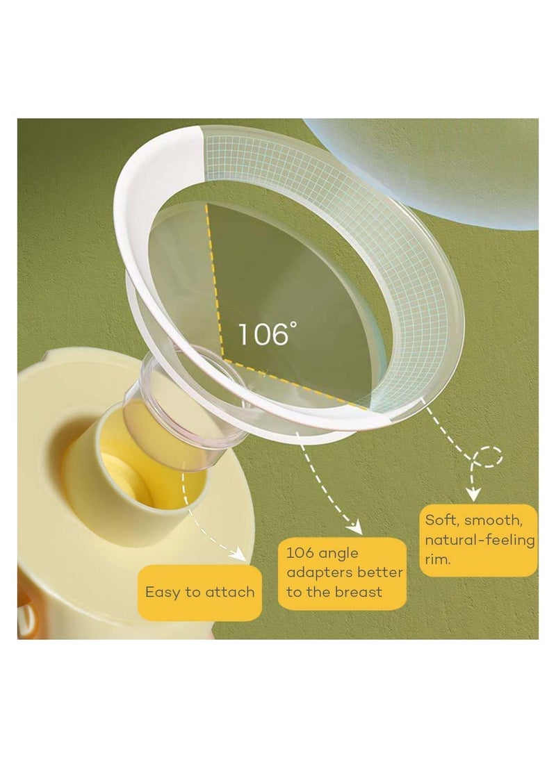 24mm Breast Shields Compatible with Medela Breast Pumps, Includes Personalfit Connector, 1 Pack - Image 4