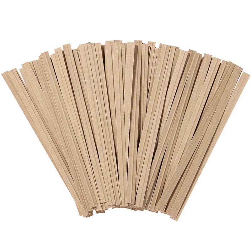 Reusable Kraft Twisting Ties 1000pcs For Candy Bags Bakery Food Storage - Image 2