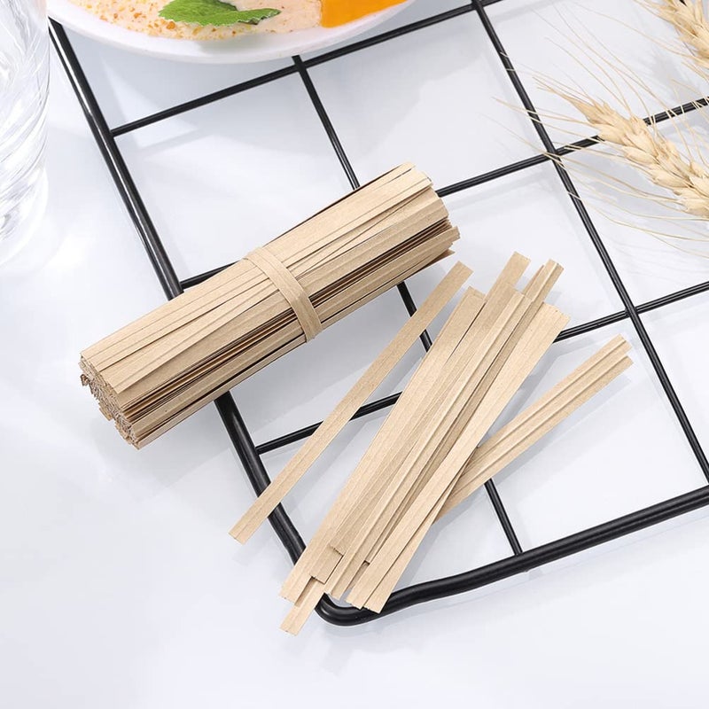 Reusable Kraft Twisting Ties 1000pcs For Candy Bags Bakery Food Storage - Image 3