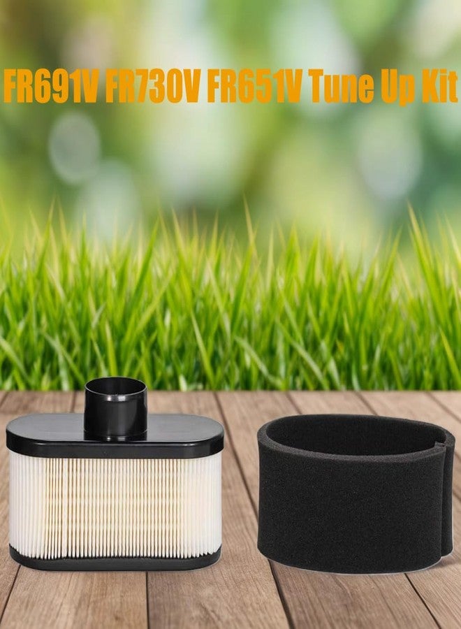 طقم تغيير زيت Annolai FR691V، طقم صيانة FR730V لمحركات جزازات العشب Kawasaki FR651V، FR691V، FR730V، FS691V، فلتر هواء 11013-0752، فلتر زيت 49065-0721، 49065-7007، طقم صيانة John Deere X300 X320 - Image 4