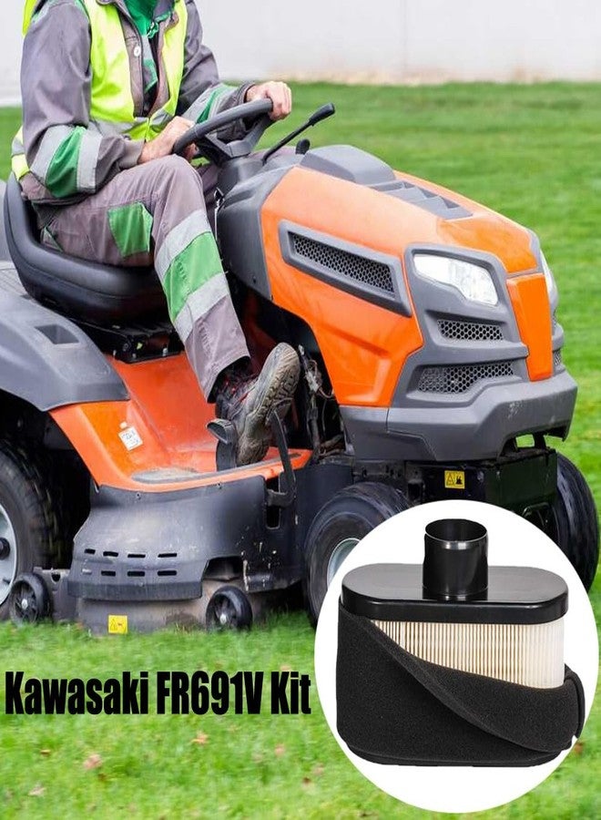 طقم تغيير زيت Annolai FR691V، طقم صيانة FR730V لمحركات جزازات العشب Kawasaki FR651V، FR691V، FR730V، FS691V، فلتر هواء 11013-0752، فلتر زيت 49065-0721، 49065-7007، طقم صيانة John Deere X300 X320 - Image 3