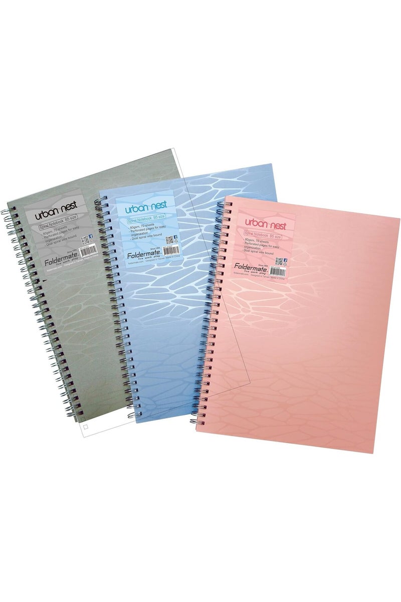 Foldermate 5-Subject A4 Spiral Notebook, 150 Sheets, Ruled, 80gsm (Assorted Color) - Image 3