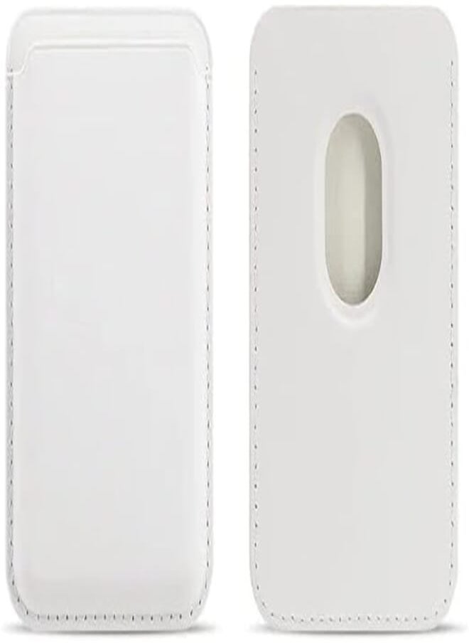 Next next store Leather Wallet Strong Magnetic Leather Card Wallet with MagSafe Compatible with iPhone, Samsung, Huawei (White) 