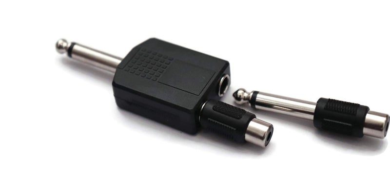 Electronicspices Electronic Spices Electronicspices 6.3MM MALE TO 2 X 6.3MM FEMALE 6.35mm Male to 6.35mm DUAL Female Stereo Headphone Auxiliary Audio Connector- (PACK OF 2) (6.3MM MALE TO 2 X 6.3MM FEMALE) - Image 5