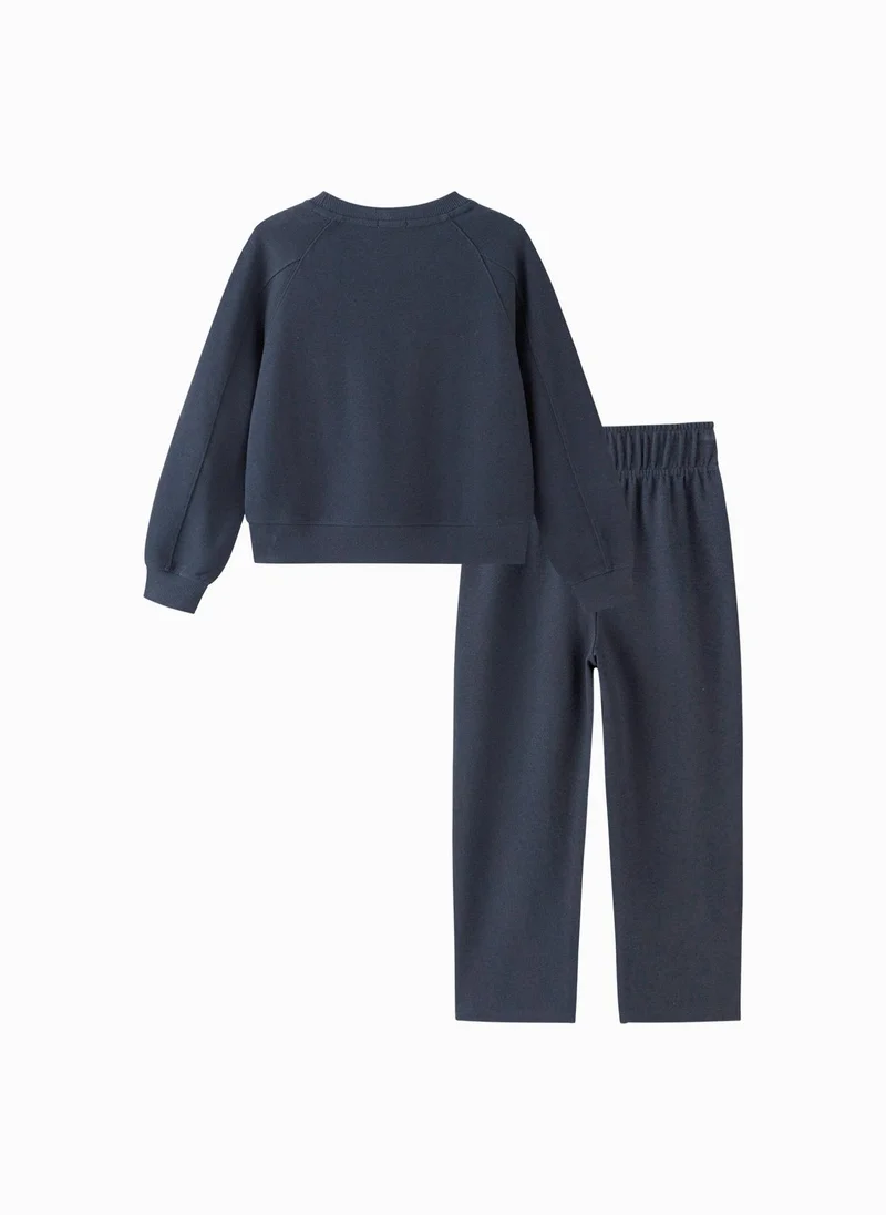 Balabala Kids Girl Knit long sleeve suit