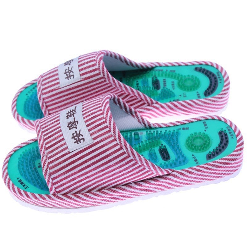 Health Massage Shoes Unisex Design With Rubber And EVA Sole - Tai Chi Meridian Magnet Therapy Massage Slippers For Men And Women Daily Use - Image 1