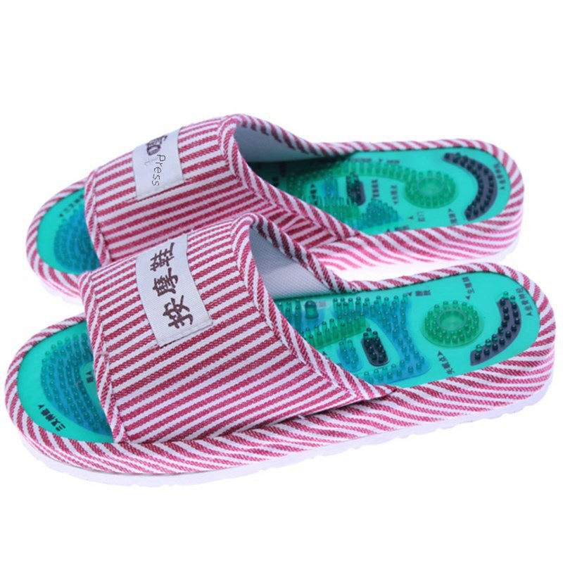 Health Massage Shoes Unisex Design With Rubber And EVA Sole - Tai Chi Meridian Magnet Therapy Massage Slippers For Men And Women Daily Use - Image 3