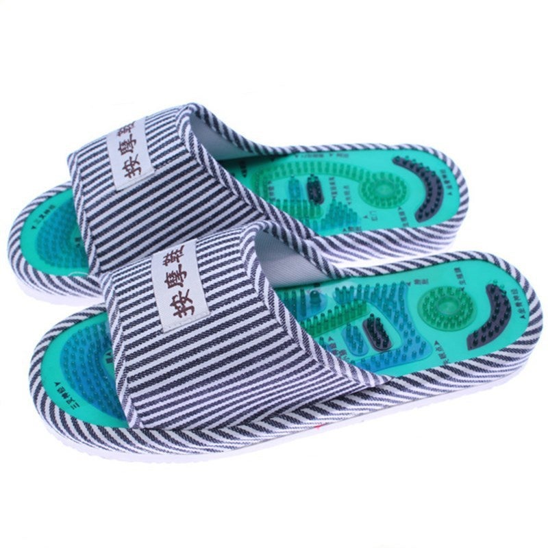 Health Massage Shoes Unisex Design With Rubber And EVA Sole - Tai Chi Meridian Magnet Therapy Massage Slippers For Men And Women Daily Use - Image 2