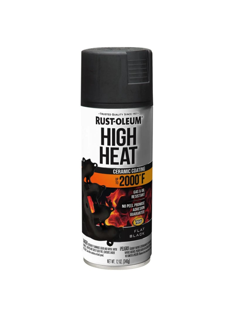 RUST-OLEUM Rustoleum Automotive High Heat Spray (340 g, Flat Black)