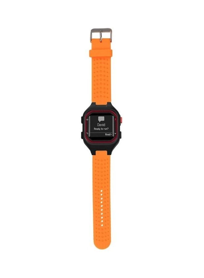 NIBEMINENT Male Adjustable Wrist Strap For Garmin Forerunner 25 Orange - Image 2