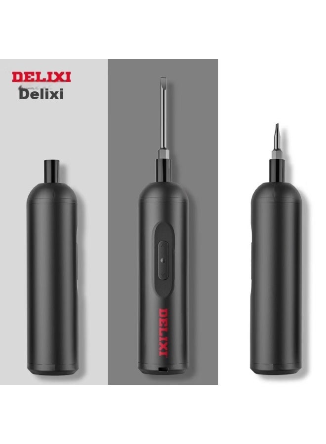 Delixi Delis Electric Rechargeable Household Maintenance Mini Lithium Electric Screwdriver Hand Drill Electric Batch Electric Drill Electric Screwdriver - Image 3