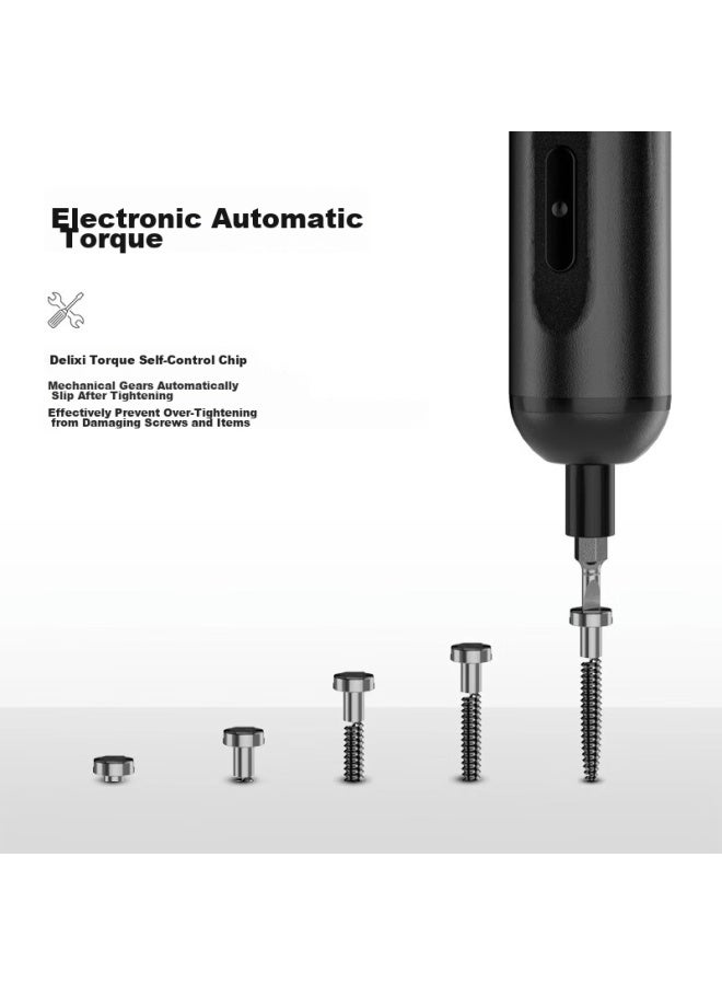 Delixi Delis Electric Rechargeable Household Maintenance Mini Lithium Electric Screwdriver Hand Drill Electric Batch Electric Drill Electric Screwdriver - Image 5