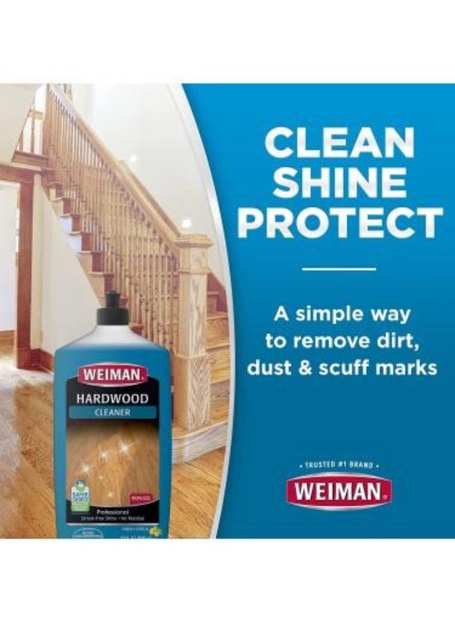 Weiman Hardwood Cleaner for Finished Hardwood Floors, Engineered Floors, Laminate - Streak-Free Results, EPA Safer Choice Certified, 32 oz - Image 3