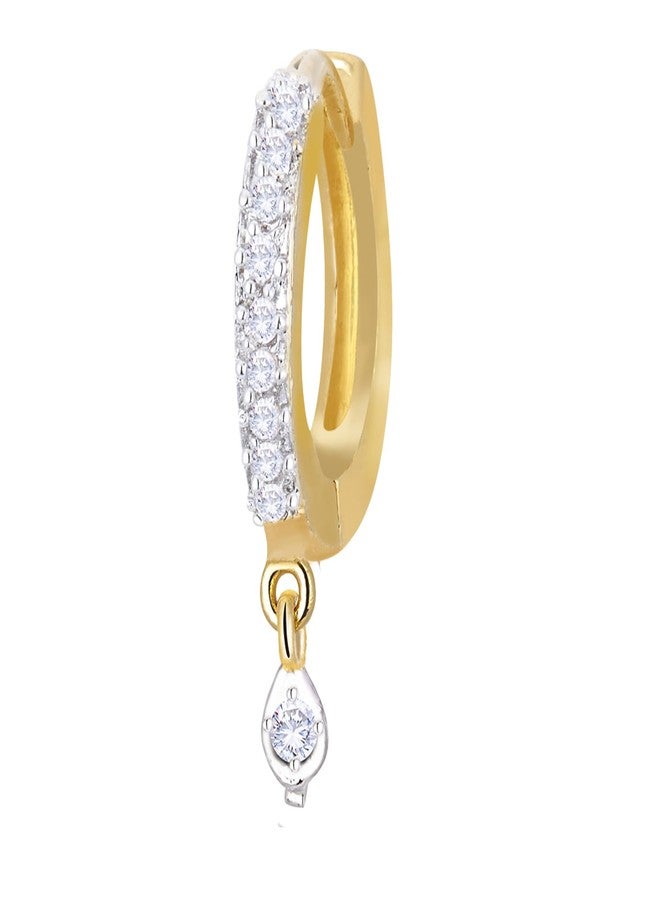 KENNICE Set Of 3 Gold-Plated American Diamond Earrings For Women & Girls - Image 3