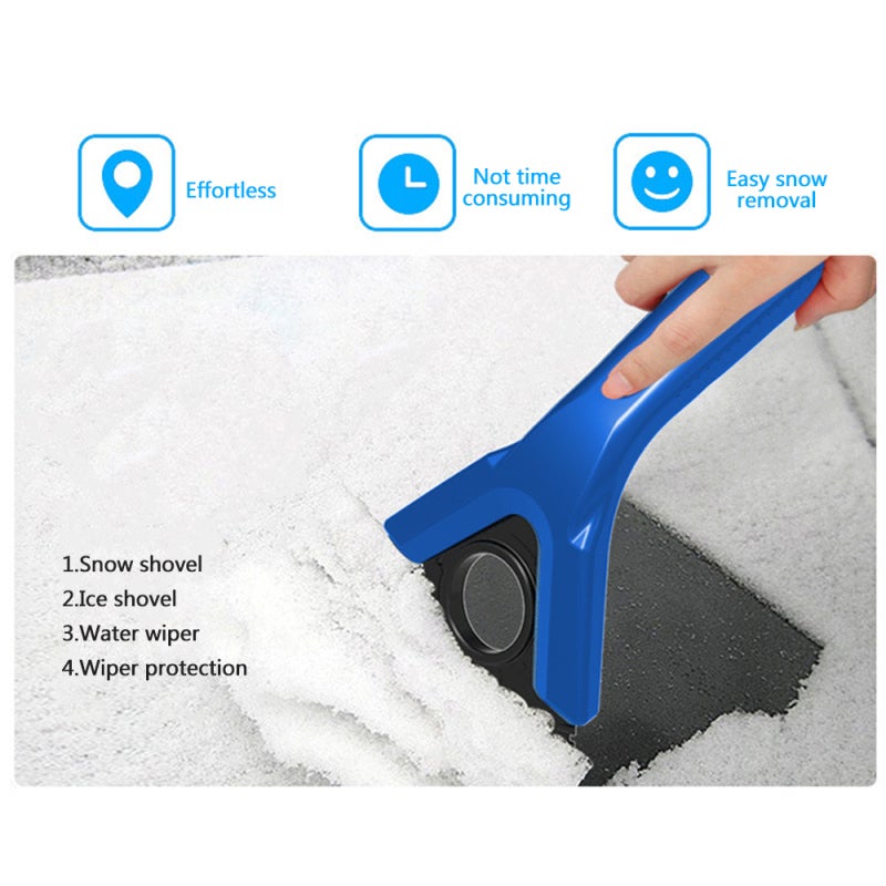 Ice Scraper 130g Lightweight Durable Aluminum Alloy Construction - Compact Size Fits Car Compartments Snow Remover for Cold Weather Auto Care - Image 3