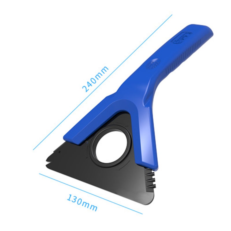 Ice Scraper 130g Lightweight Durable Aluminum Alloy Construction - Compact Size Fits Car Compartments Snow Remover for Cold Weather Auto Care - Image 2