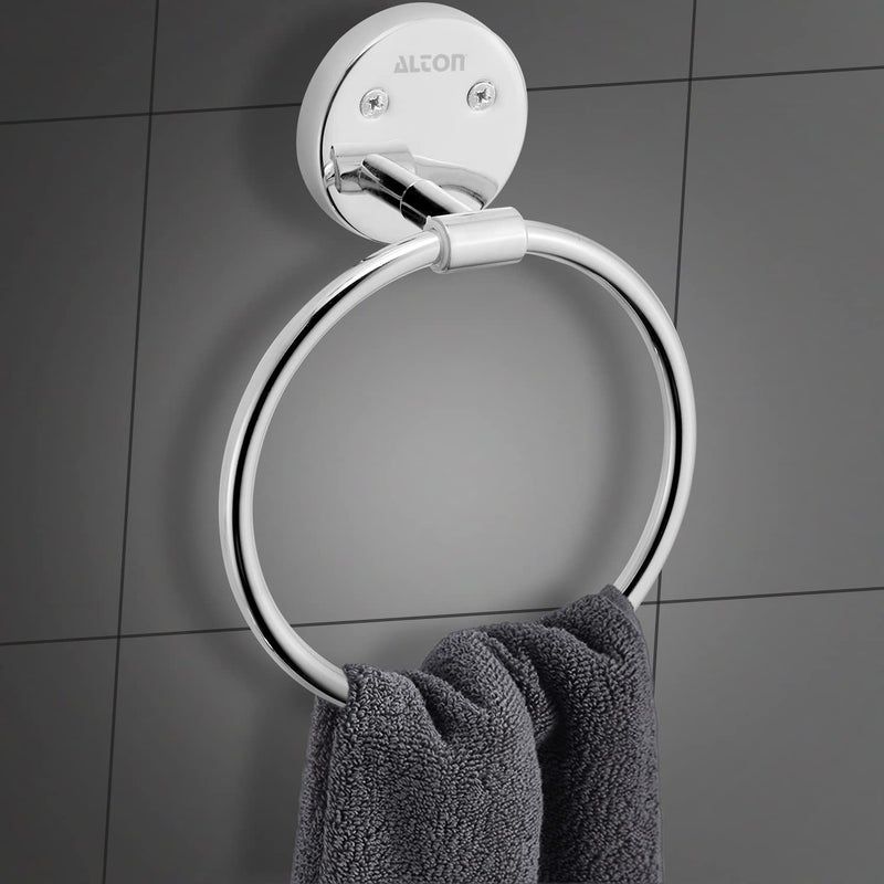 Alton ALTON BTA30100, Stainless Steel, Towel Ring/Napkin Ring/Napkin Holder/Towel Hanger/Bathroom Accessories (Chrome)  - Image 3