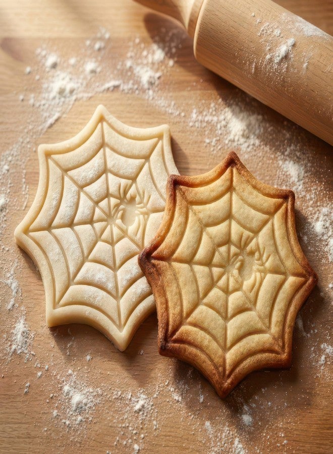 Allenjoy Cookie Cutters & Stamps, Spidy Superhero Biscuit Cutter Embosser Molds for Baking, Fondant, Polymer Clay - Funny Kitchen Accessories, Novelty DIY Supplies, Party Favors, Decorations, Gifts - Image 3