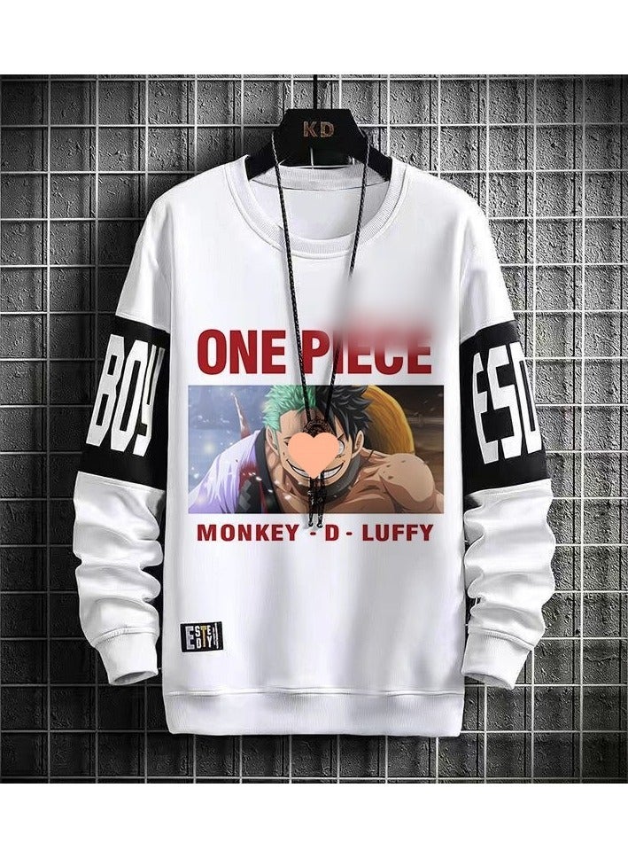 KUYING New One Piece Casual Loose Round Neck Hoodie  - Image 1