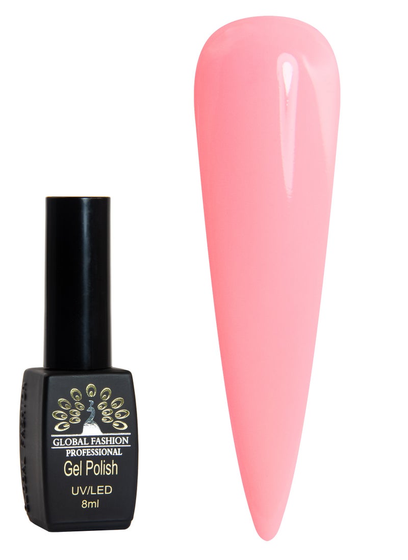 GLOBAL FASHION - Global Fashion Black Elite Gel Polish | 132 Colors of Long-Lasting Elegance - 8ml | 090 - Image 1