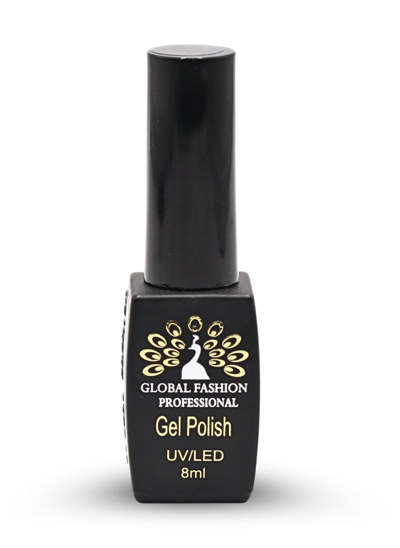 GLOBAL FASHION - Global Fashion Black Elite Gel Polish | 132 Colors of Long-Lasting Elegance - 8ml | 090 - Image 1