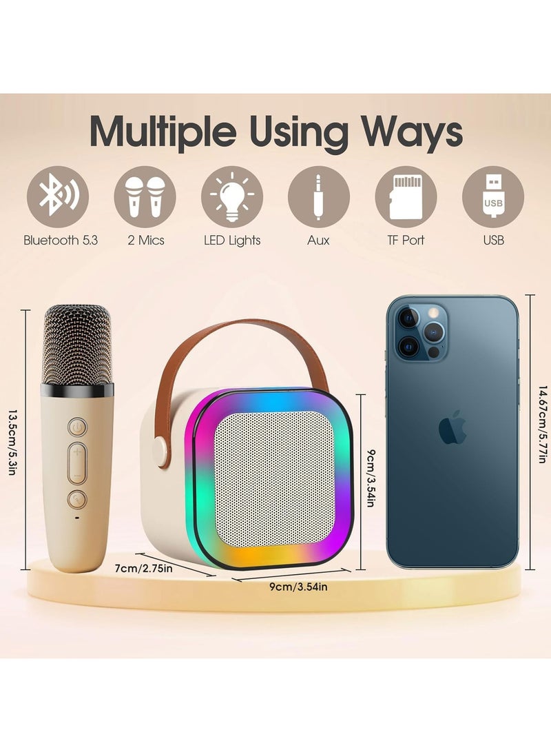 K12 Karaoke Machine Portable Speaker System with Wireless Microphone - Image 2