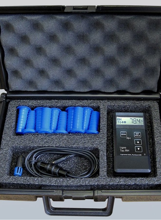 Lignomat Concrete Moisture Meter RH-KS, LignoTec RH Package follows ASTM F2170 - Image 2