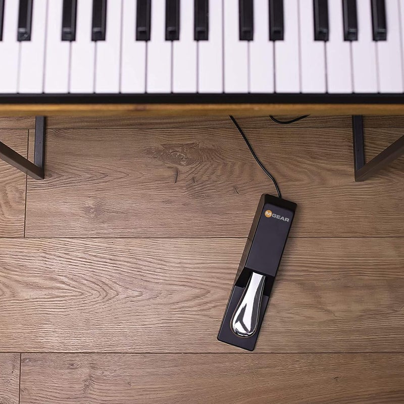 M-Audio SP-2 |Universal Sustain Pedal with Piano Style Action, The Ideal Accessory for MIDI Keyboards, Digital Pianos, Electronic Keyboards & More - Image 3