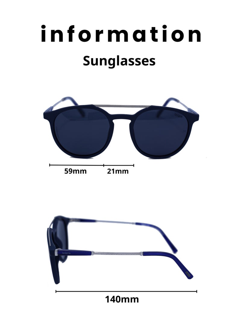 Baleno "Aviator Sunglasses with Polarized UV Protection Lenses – Lightweight, Durable Metal Frame for Men & Women, Perfect for Driving, Travel, and Outdoor Activities"  - Image 5