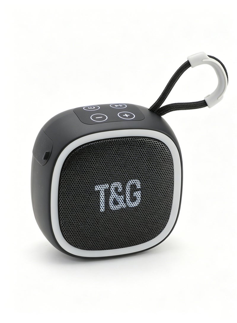 تي جي مكبر صوت بلوتوث موديل Tg659، محمول للاستخدام الخارجي، ساب ووفر لاسلكي، صوت ستيريو مصغر، يدعم بطاقة TF، مكبر بلوتوث قابل لإعادة الشحن، صوت عالٍ وباس عميق، مناسب للمنزل والسفر والتخييم والحفلات والترفيه اليومي - Image 1