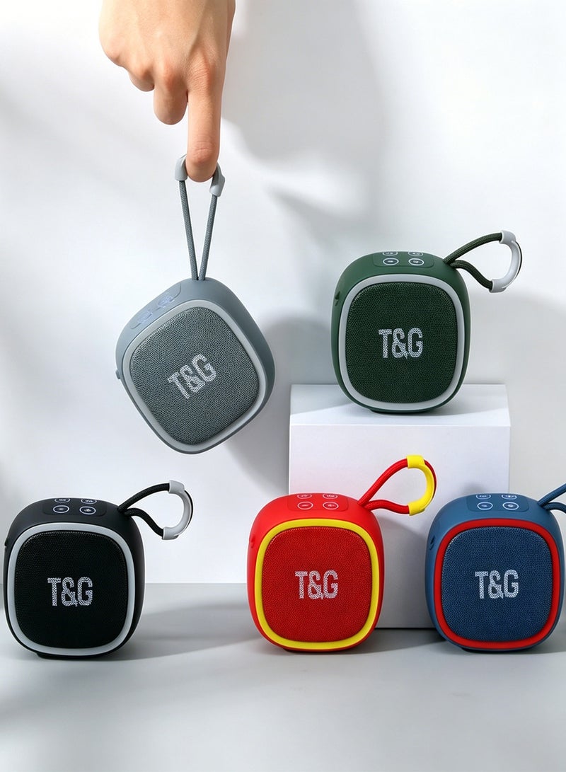 تي جي مكبر صوت بلوتوث موديل Tg659، محمول للاستخدام الخارجي، ساب ووفر لاسلكي، صوت ستيريو مصغر، يدعم بطاقة TF، مكبر بلوتوث قابل لإعادة الشحن، صوت عالٍ وباس عميق، مناسب للمنزل والسفر والتخييم والحفلات والترفيه اليومي - Image 5