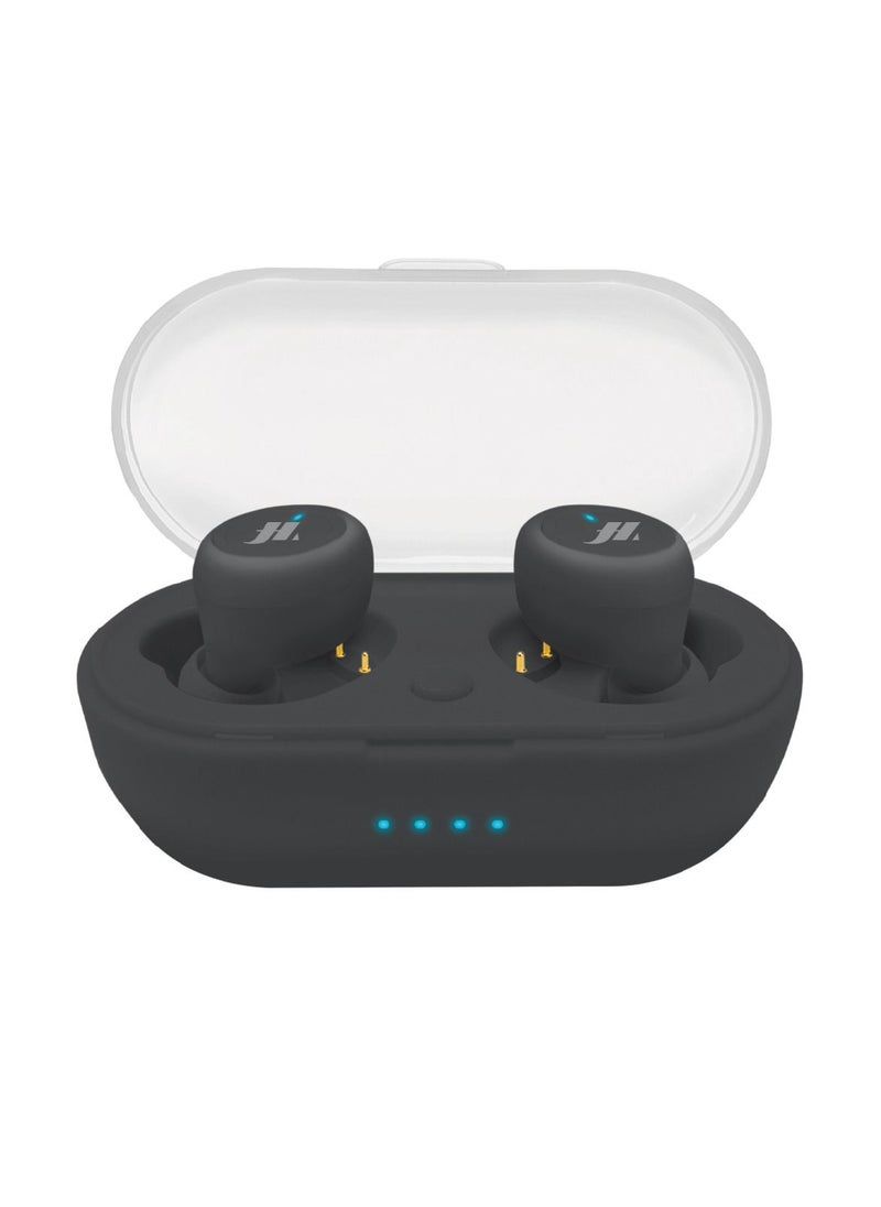 SBS TWS Earphones Bluetooth with 300mAh charging base, multifunction buttons for music and calls headphones ideal for tablets, Laptop, iPhone, Samsung, Huawei, and others