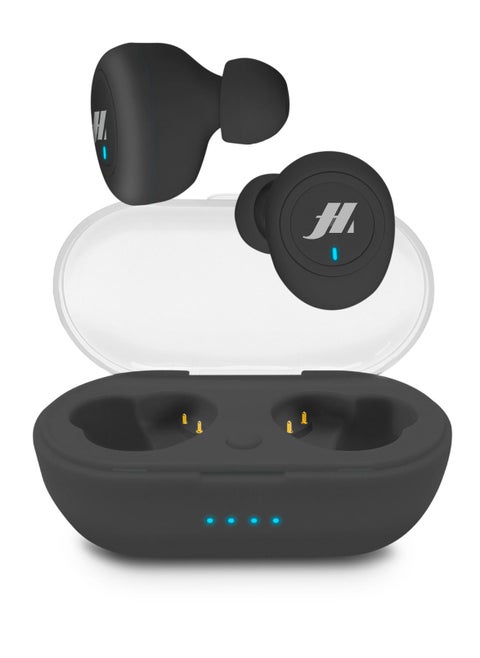 SBS TWS Earphones Bluetooth with 300mAh charging base, multifunction buttons for music and calls headphones ideal for tablets, Laptop, iPhone, Samsung, Huawei, and others