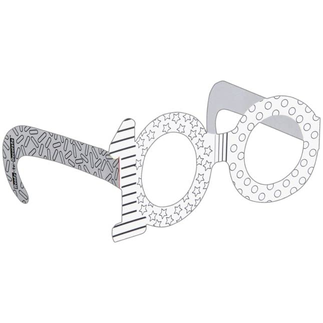 Really Good Stuff Ready-to-Decorate 100th Day Glasses - Image 3
