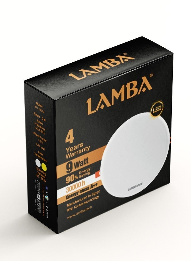 لمبة بلوفنيرا دائرى غاطس 9 وات اضاءة ورم RRF 9W - Image 1