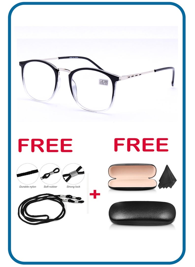 Player Blue light blocking prescription reading glasses for protection from mobile and computer screens, for men and women - handmade - with original case and cleaning cloth - Image 2