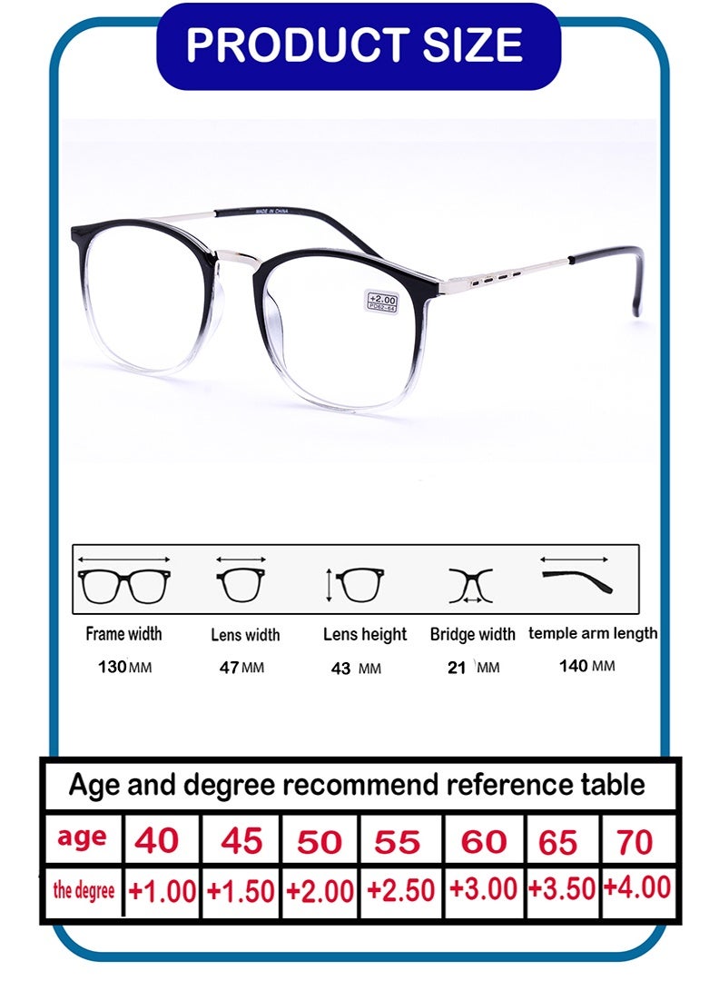 Player Blue light blocking prescription reading glasses for protection from mobile and computer screens, for men and women - handmade - with original case and cleaning cloth - Image 3