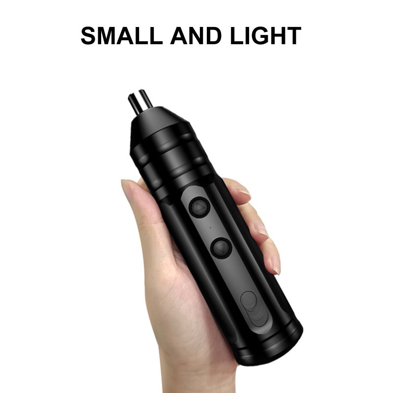 Electric Screwdriver Set with Screw Bits Rechargeable Small Household Electric Hand Drill Full-automatic Screwdriver Tool - Image 5