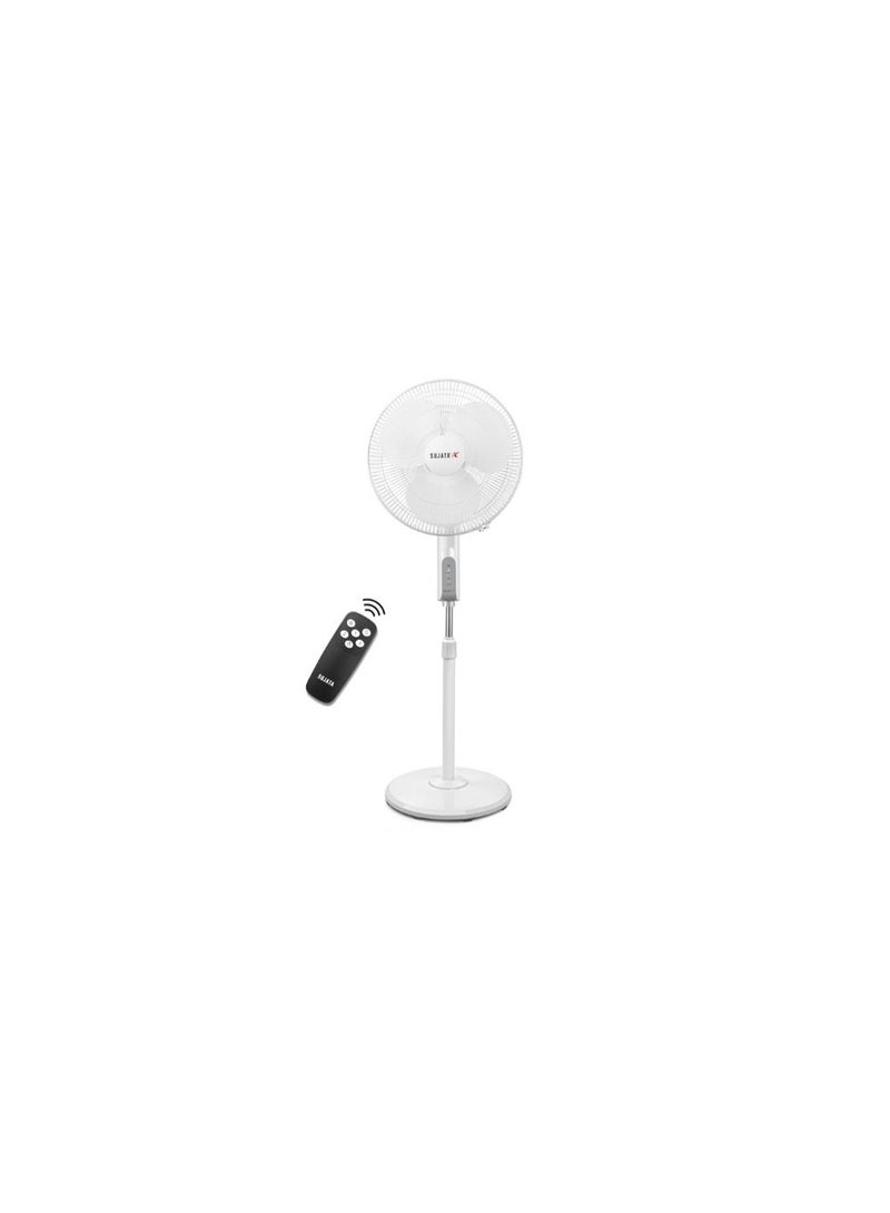 SUJATA BLDC Pedestal Fan with Remote Control | 400mm Sweep | 1350 RPM High-Speed Motor | 100% Copper Winding | Silent Operation | Automatic Oscillation | 2-Year Warranty | White - Image 1