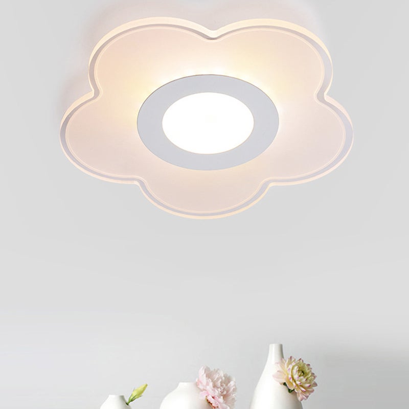 Entryway Lamp Modern Flower Shape Corridor Light for Home Hotel (12W, 20CM, Warm Light) - Image 1