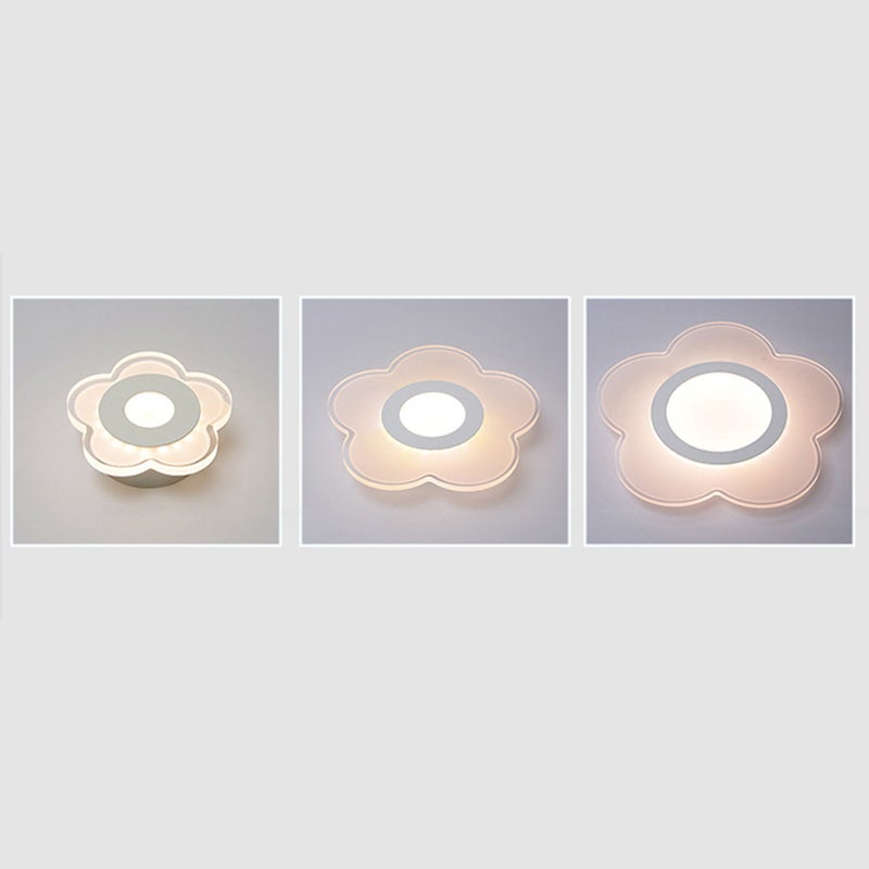 Entryway Lamp Modern Flower Shape Corridor Light for Home Hotel (12W, 20CM, Warm Light) - Image 2