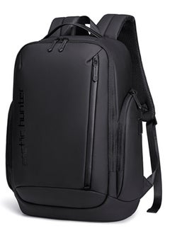 ARCTIC HUNTER Casual Laptop Backpack, Durable Water Resistant Business Travel Bag with Laptop Compartment for College Student Commuter, Black  - Image 1