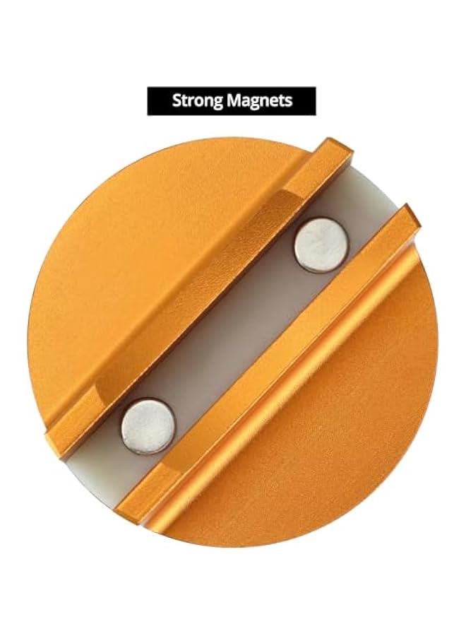 Arabest Orange Magnetic Jack Pad Pinch Weld Frame Rail Adapter, Fits Uni-Body Vehicles & Most Floor Jacks - Image 5