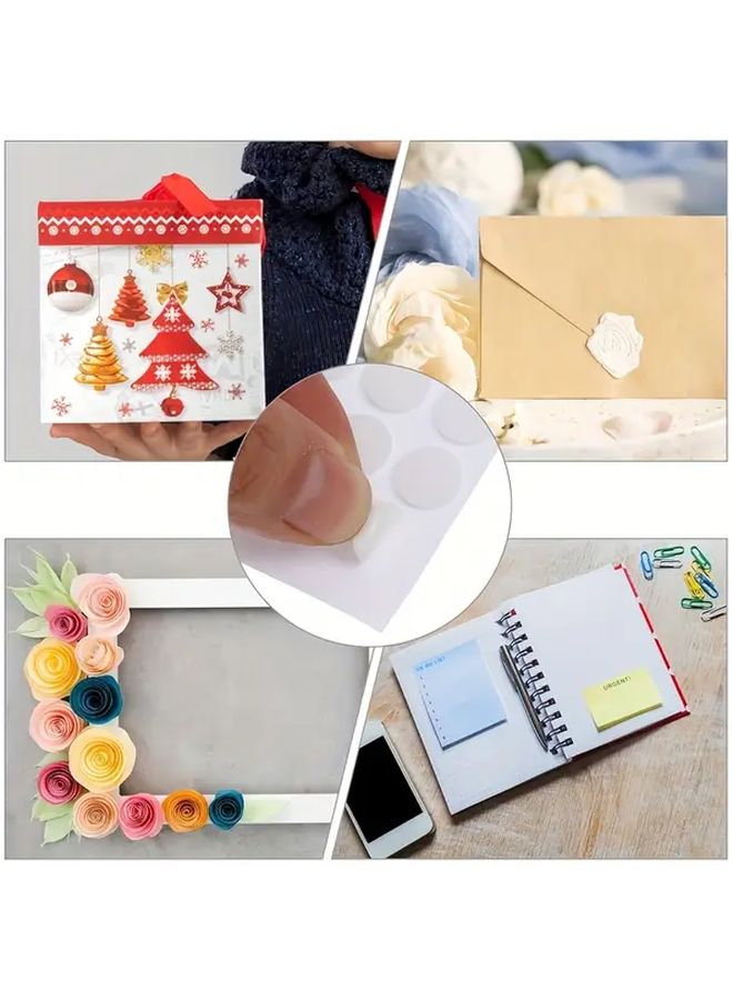 400pcs Transparent Double Sided Adhesive Dots Removable Stickers For Crafts - Image 5