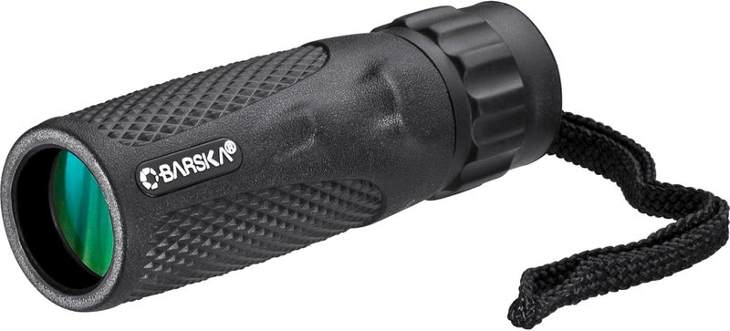 BARSKA Blackhawk Waterproof Monocular – Compact, Fogproof, Multi-Coated Optics, Slip-Resistant Grip for Birding, Hiking, Sports, Concerts & Outdoor Use - Image 1
